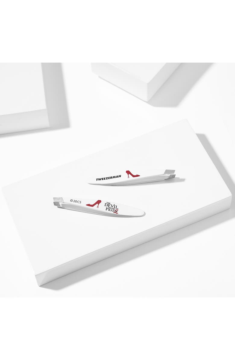 TWEEZERMAN x The Devil Wears Prada 2 Mini Slant Tweezer, Alternate, color, 