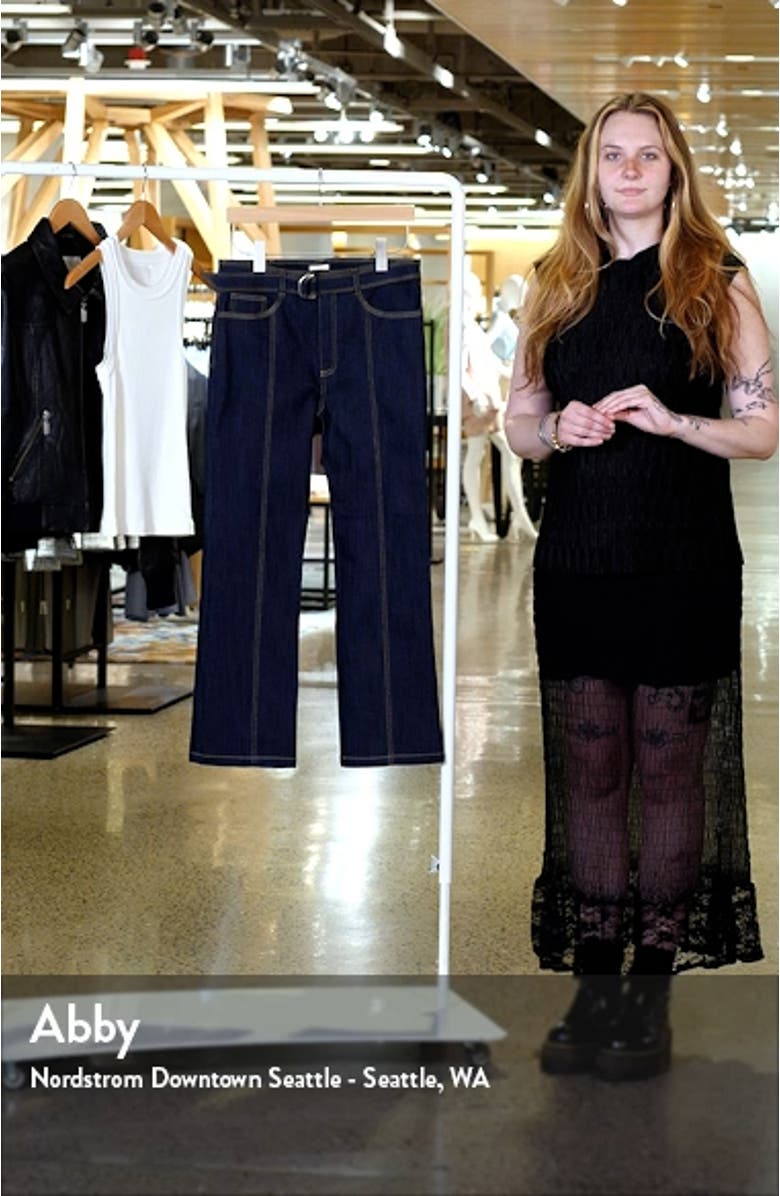 Madi Flare Leg Ankle Jeans, sales video thumbnail