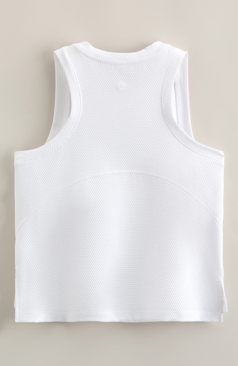 Zella Girl Kids' Take the Lead Tank, Alternate, color, White