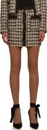 Endless Rose Premium Fringe Tweed Miniskirt