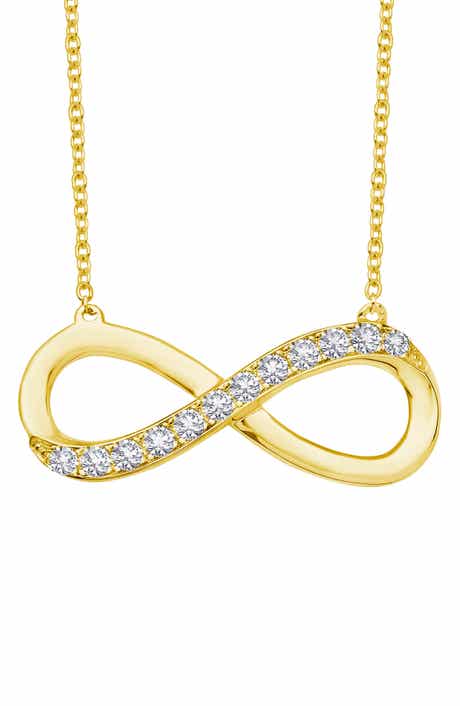 Lafonn Simulated Diamond Infinity Pendant Necklace