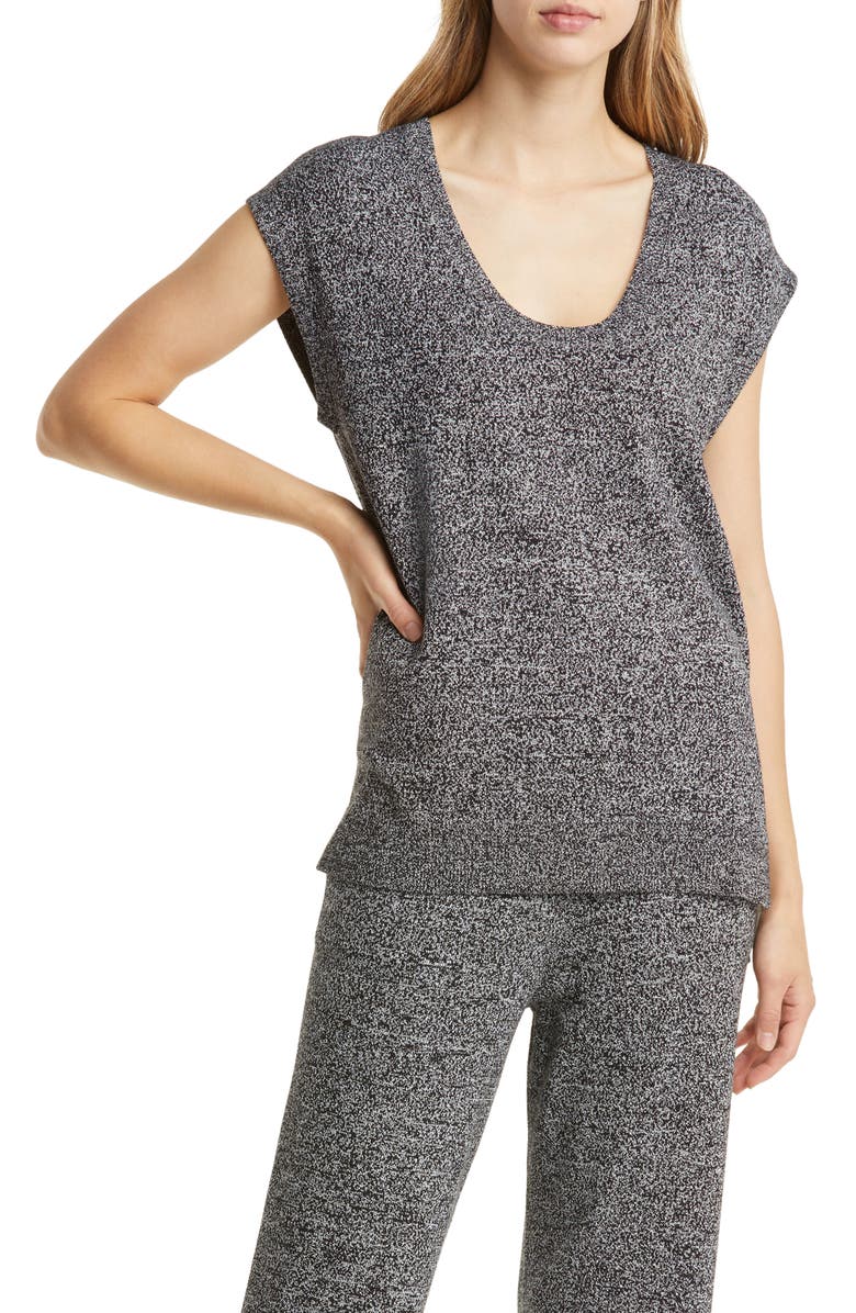 Nordstrom Marled Sleeveless Sweater, Main, color, 