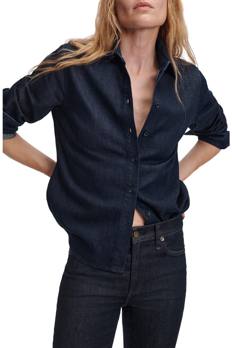 Dayton Shirt, Alternate, color, DARK RINSE