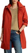Lauren Ralph Lauren Balmacaan Hooded Raincoat