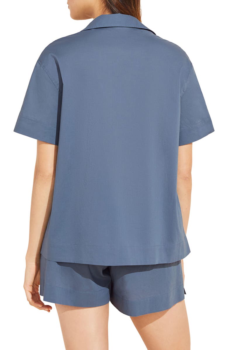 Eberjey Organic Cotton Woven Short Pajamas, Alternate, color,