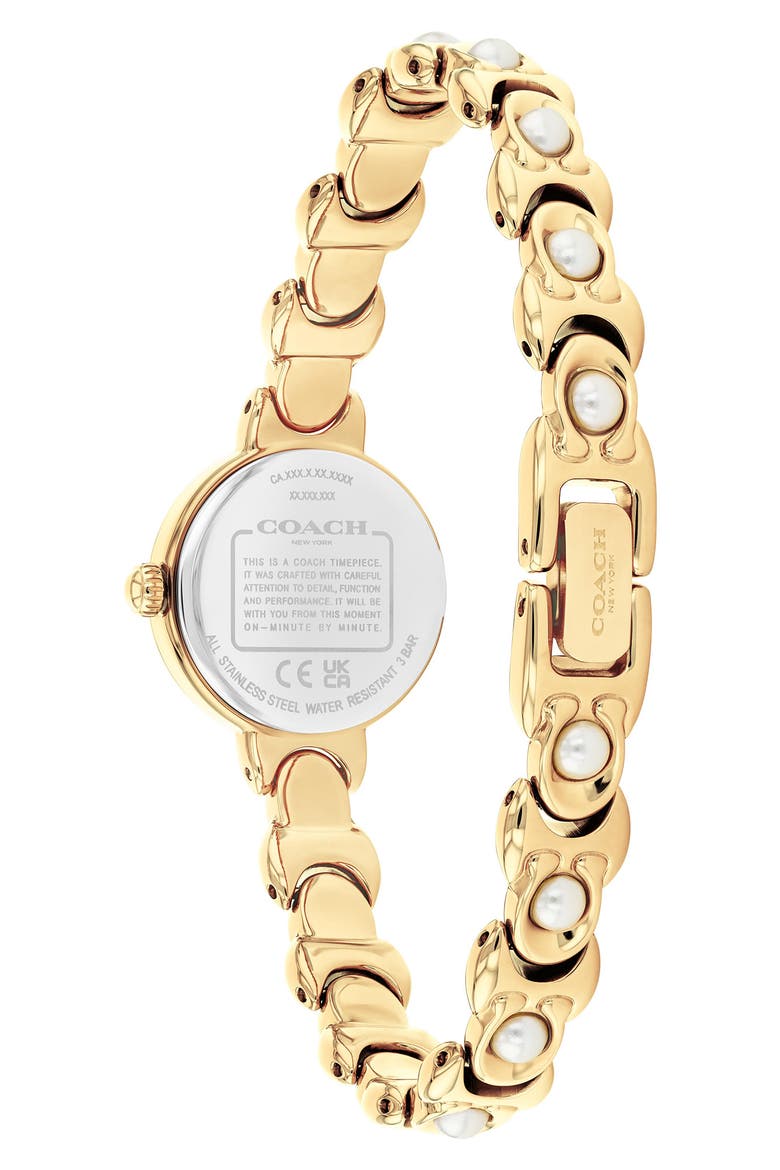 Iris Bangle Watch, 22.5mm, Alternate, color, GOLD