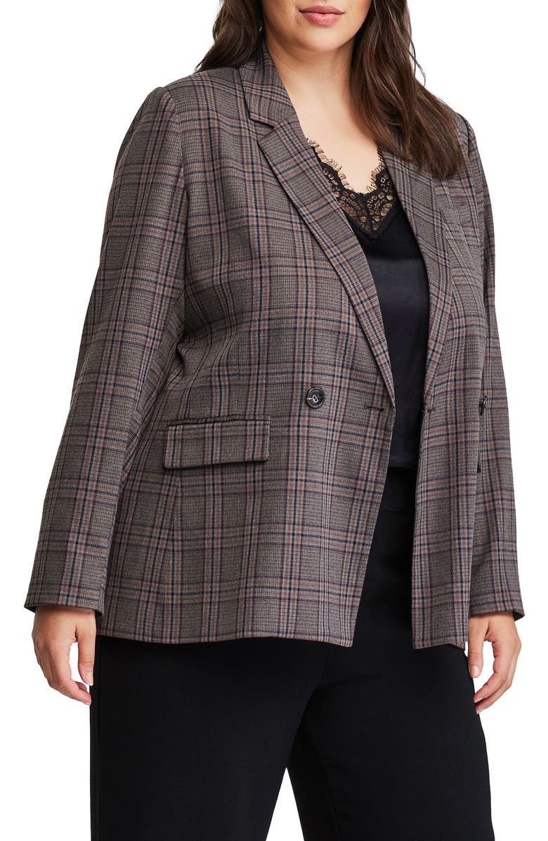 Estelle Lilibet Check Blazer, Alternate, color, 