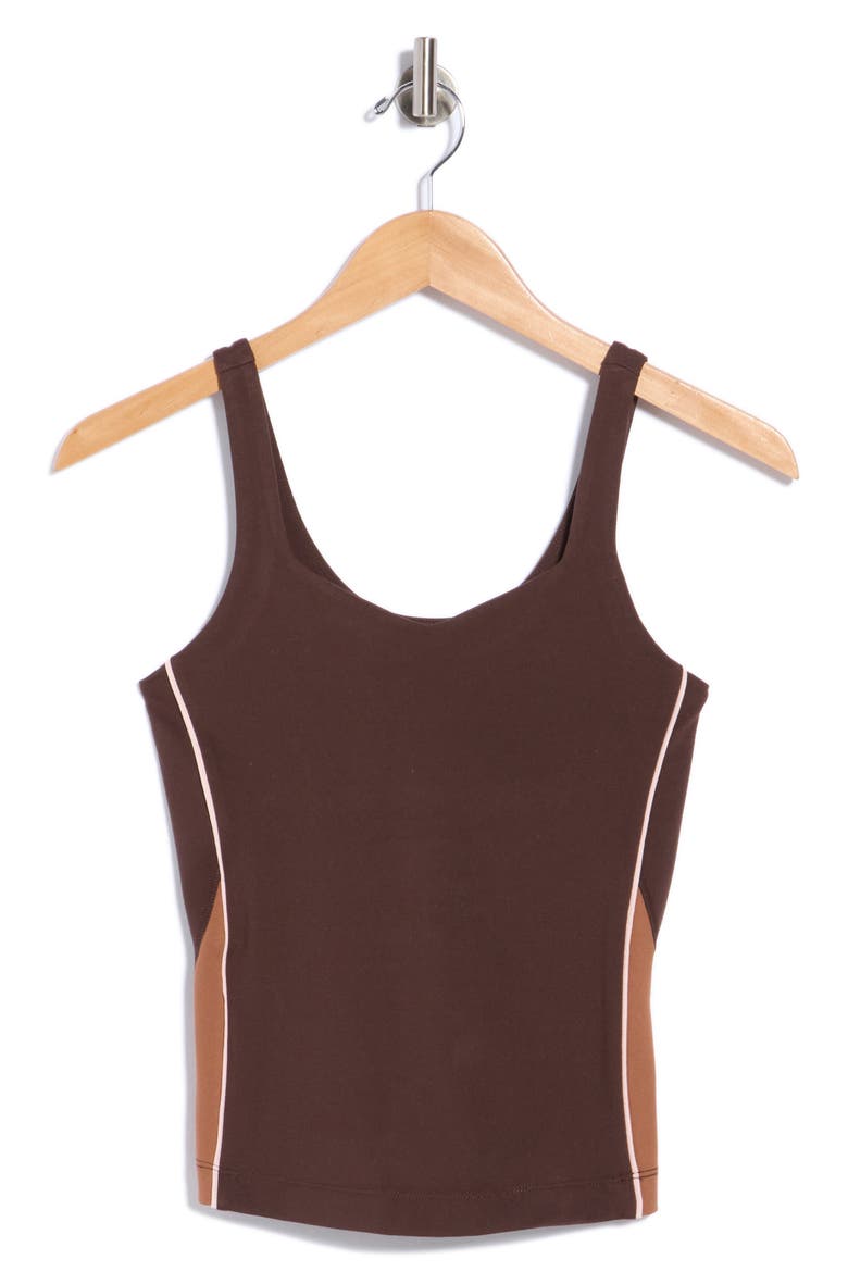 Colorblocked Piping Performance Tank, Main, color, ESPRSS/ CRM