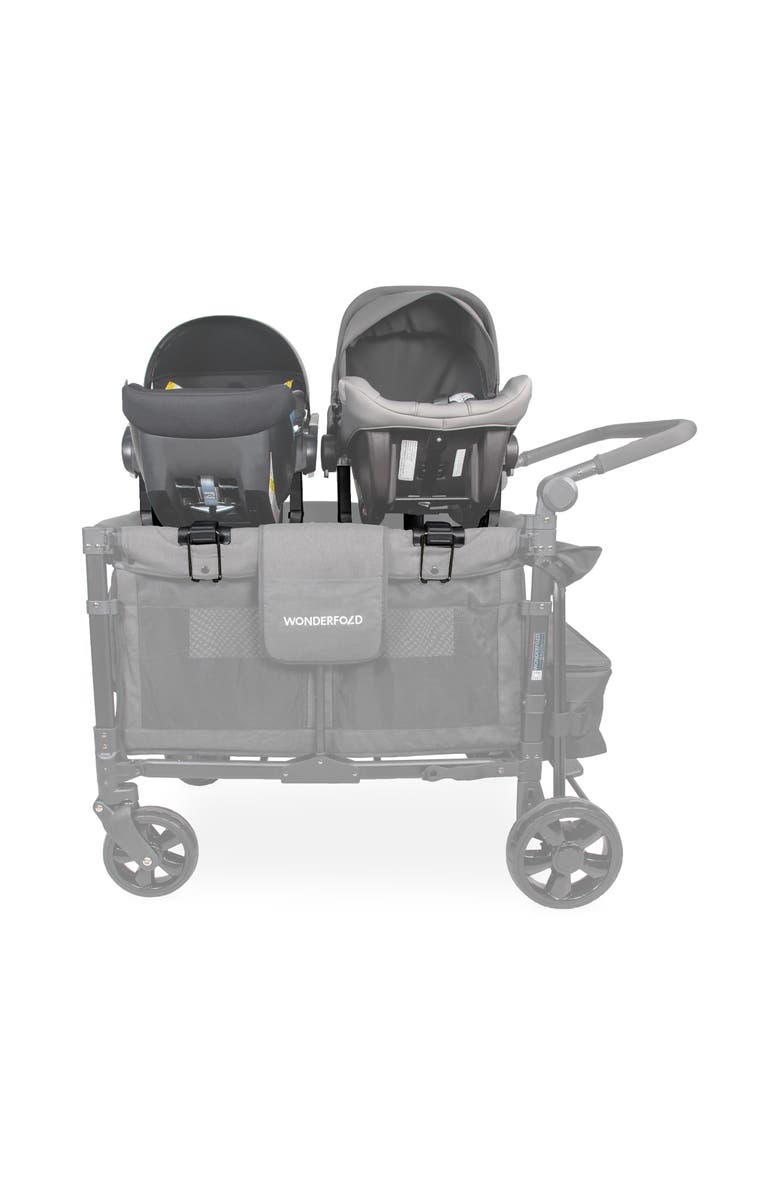 WonderFold W4 Series Car Seat Adapter, Alternate, color, Black