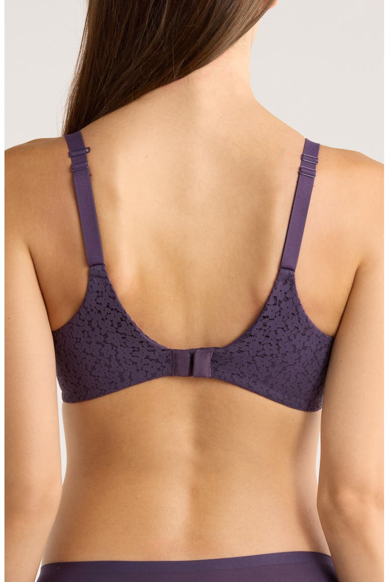 Norah Sweetheart Underwire T-Shirt Bra, Alternate, color, FATAL VIOLET