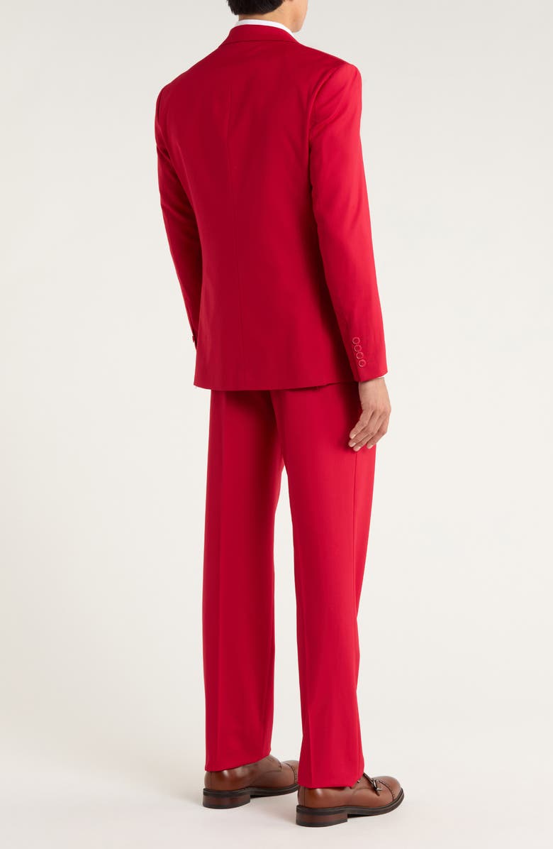 ZEGARIE Red Mélange 3-Piece Suit, Alternate, color, Red