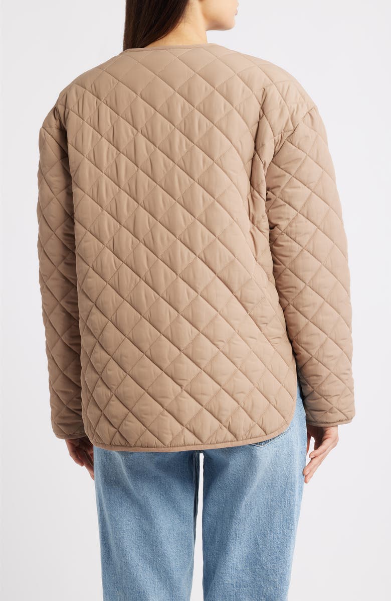 Thread & Supply Quilted Puffer Jacket, Alternate, color, Taupe