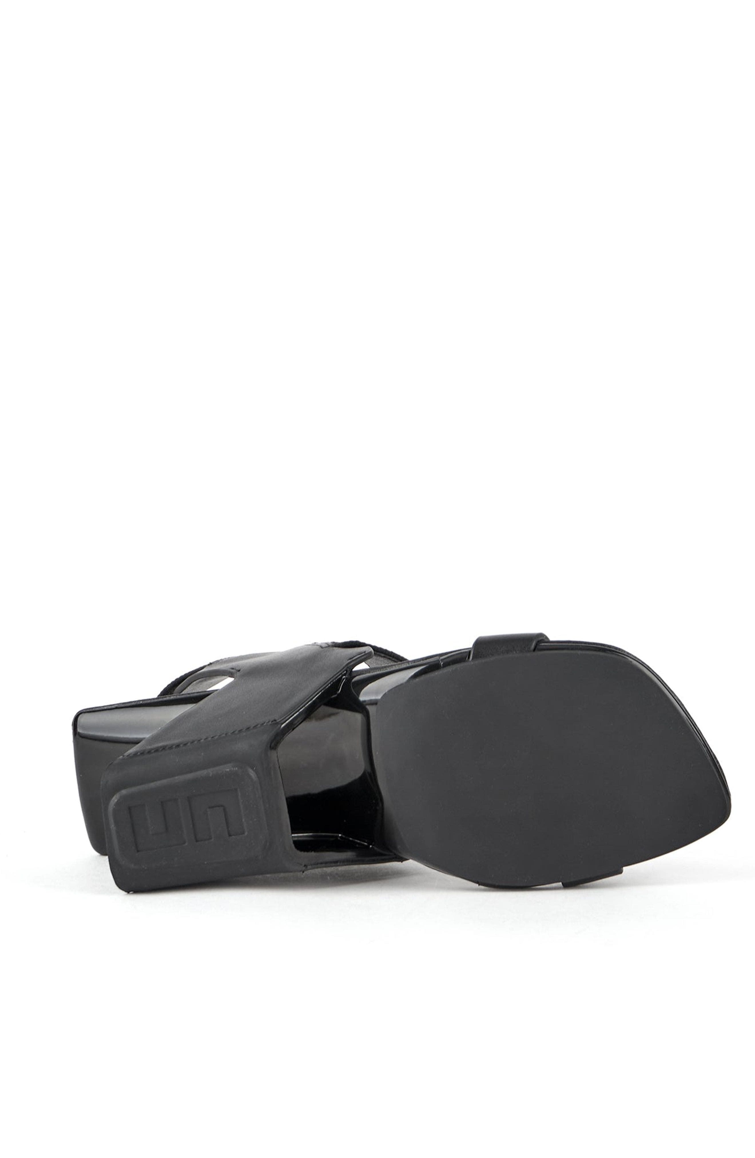 United Nude Loop Reiki Hi Sandals, Alternate, color, Black