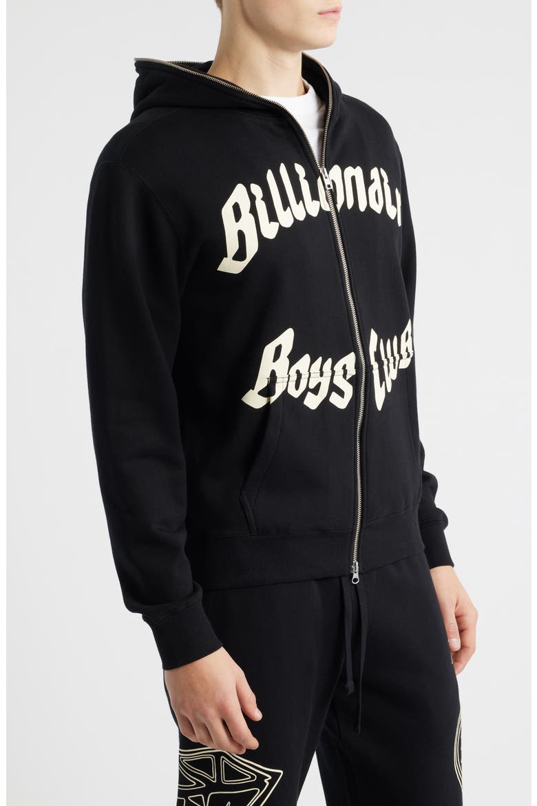 BB Karat Zip Up Hoodie, Alternate, color, BLACK