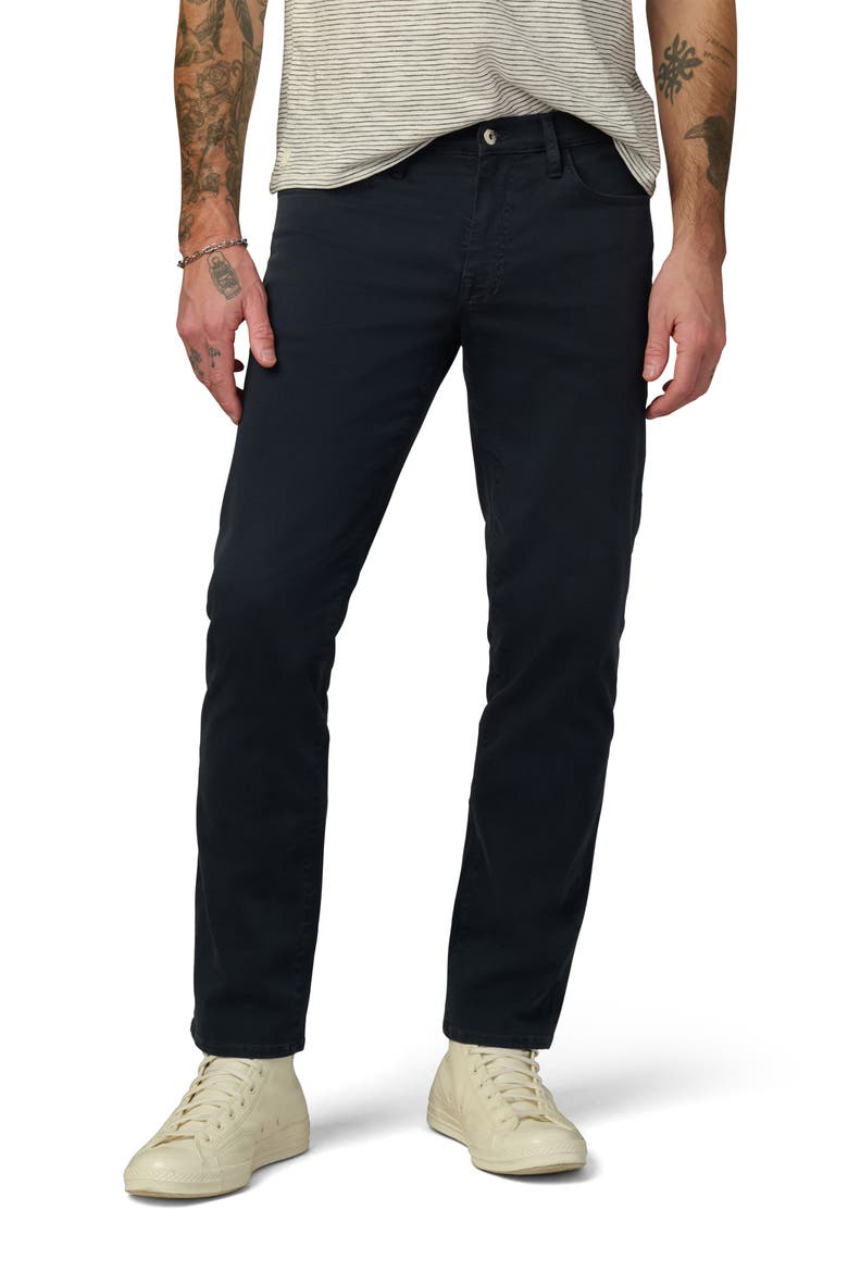 The Brixton Slim Straight Leg Twill Pants, Main, color, TRUE NAVY