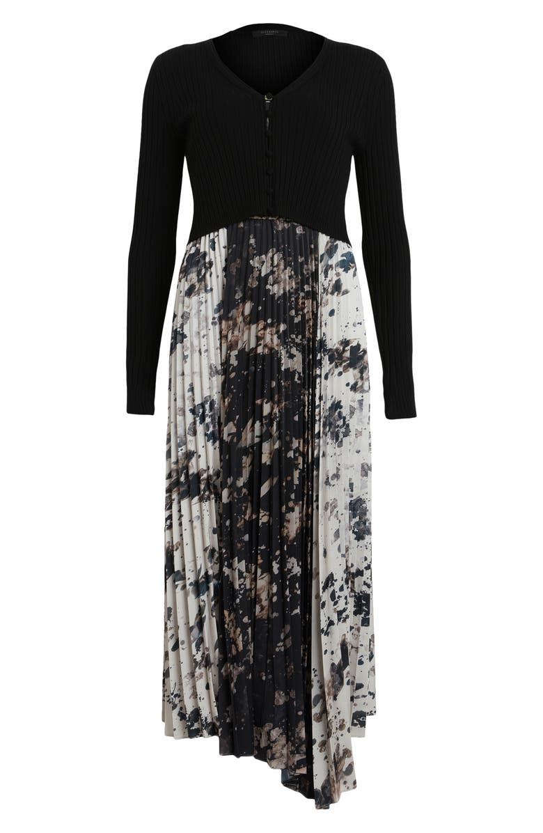 AllSaints Leowa Gia Long Sleeve Sweater Dress, Alternate, color,