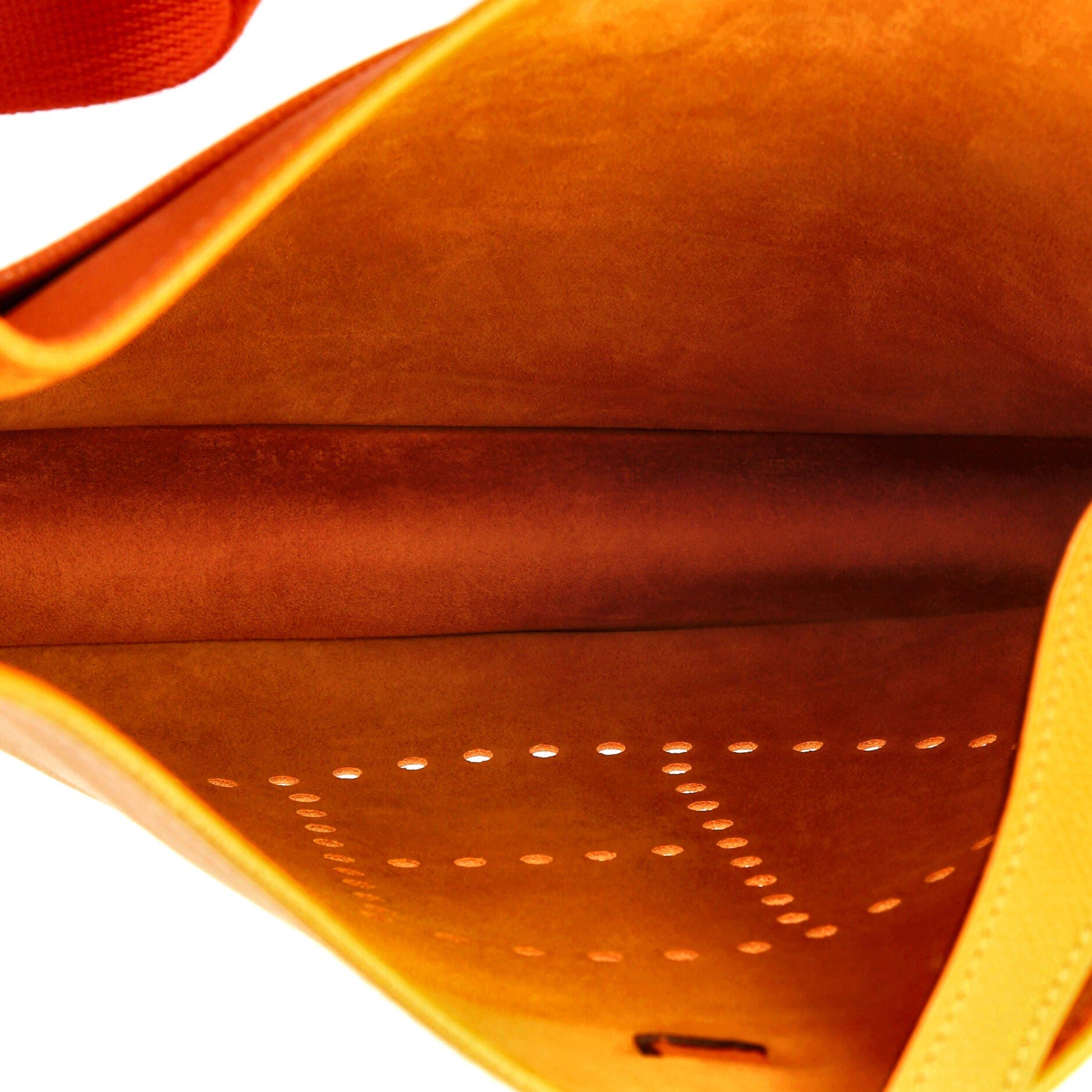 Pre-Owned Hermes Evelyne Bag Gen II Epsom PM, Alternate, color, Orange H