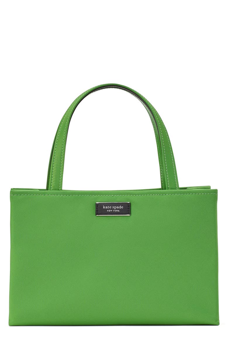 small sam icon convertible recycled nylon tote, Main, color, KS GREEN