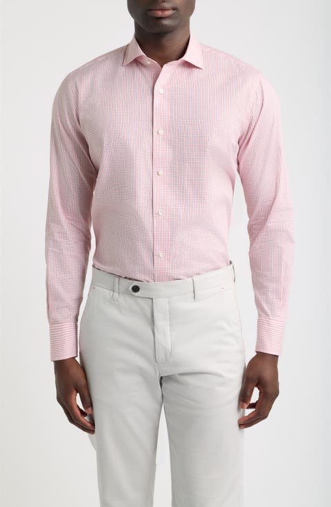 Crown Crafted Kenneth Grid Cotton Shirt