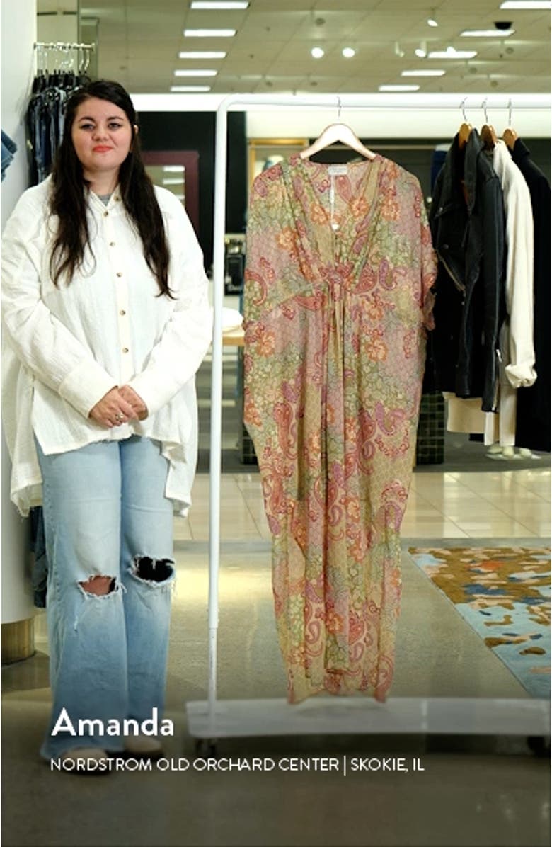 Cyril Print Maxi Dress, sales video thumbnail