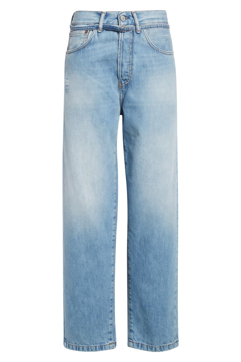 1991 Toj Distressed High Waist Loose Fit Jeans, Alternate, color, LIGHT BLUE