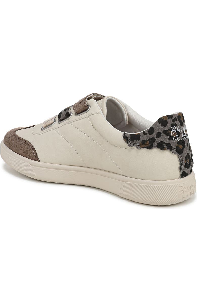 Blowfish Malibu Tucson Sneaker, Alternate, color, White / Bronze Faux Leather