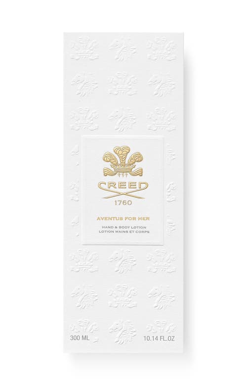 Creed Aventus For Her Hand & Body Lotion In Transparent