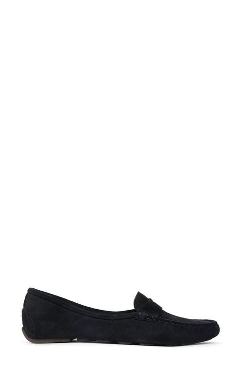 Patricia Green Janet Scalloped Driving Loafer In Black