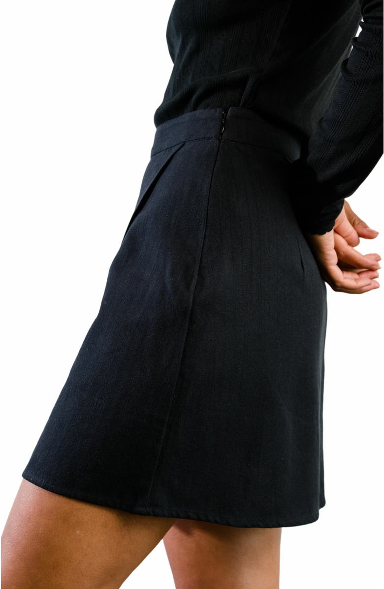 ABLE Micayla Wrap Mini Skirt, Alternate, color,