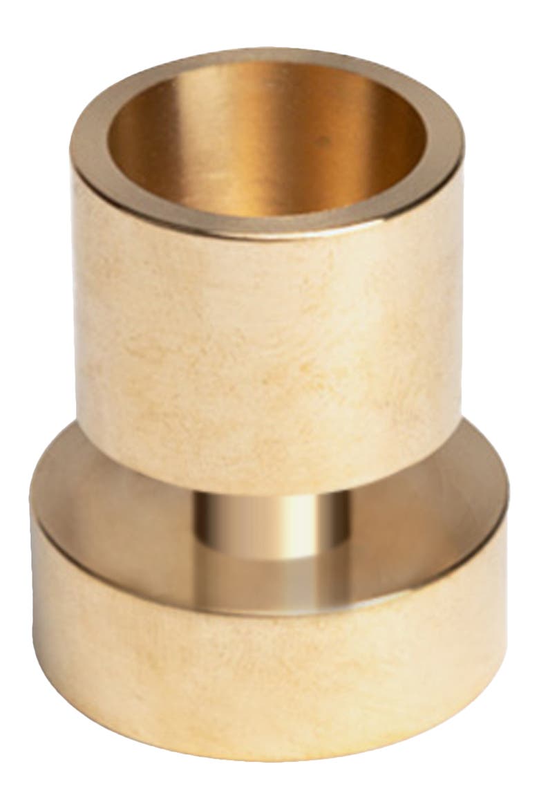 Brass Taper Candle Holder, Main, color, BRASS