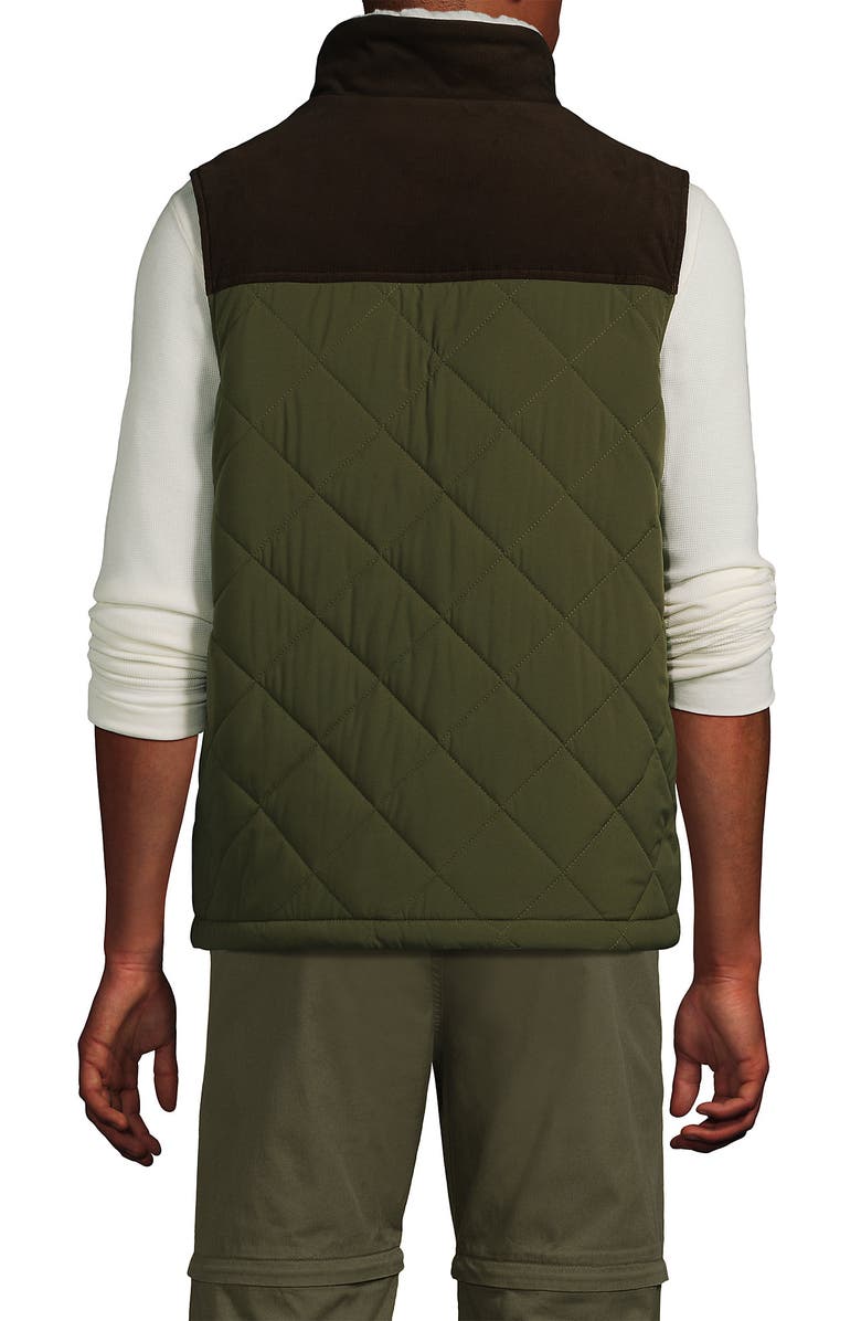 Lands' End Insulated Field Vest, Alternate, color, Woodland Moss