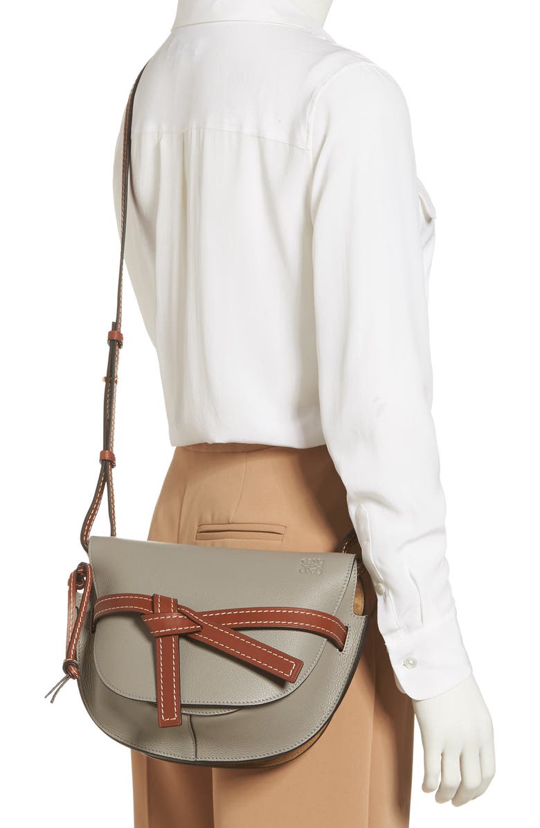 Loewe Gate Small Leather Crossbody Bag, Alternate, color,