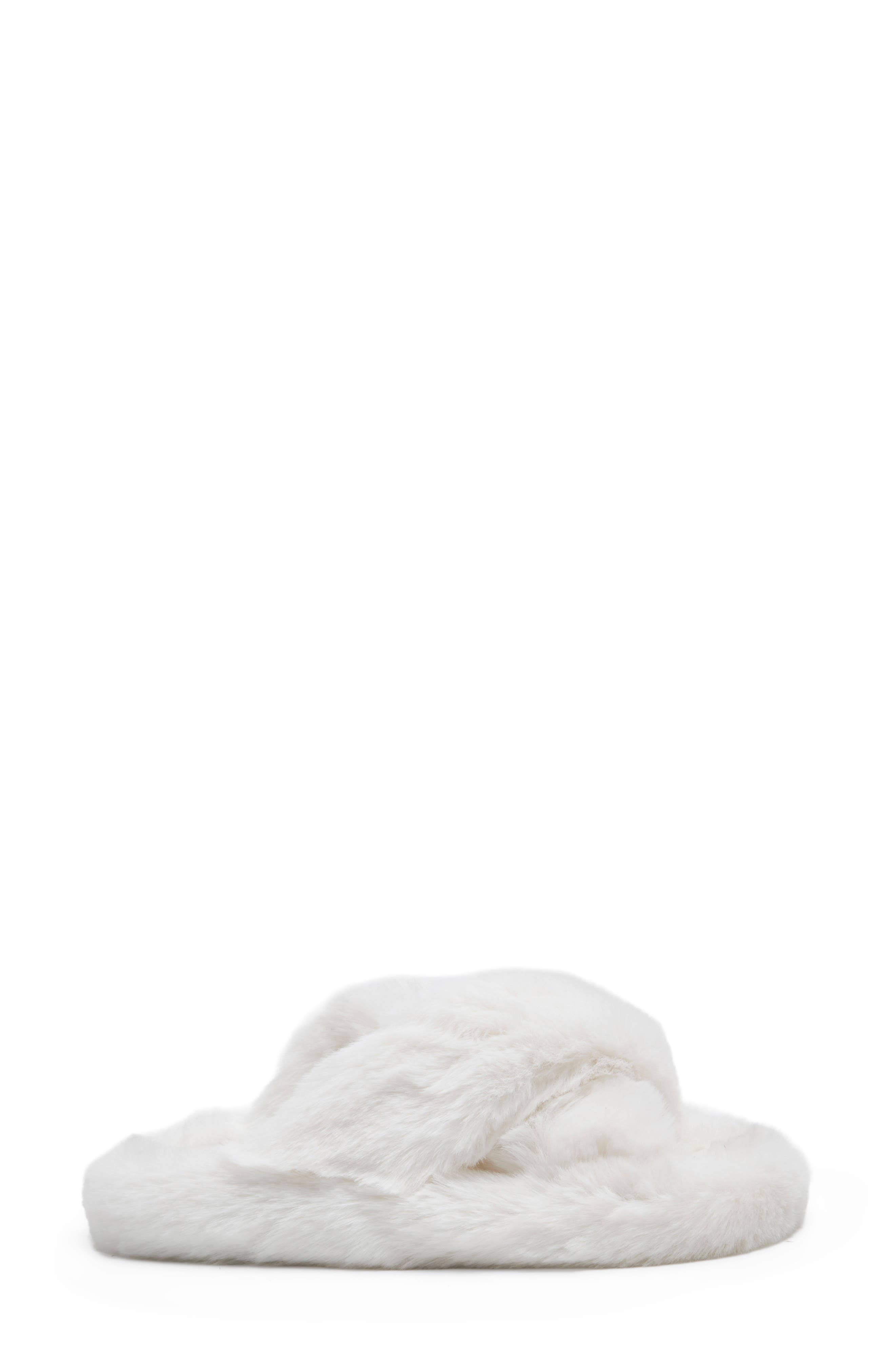 Counting Sheep 2.0 Faux Fur Slipper, Alternate, color, SNOW