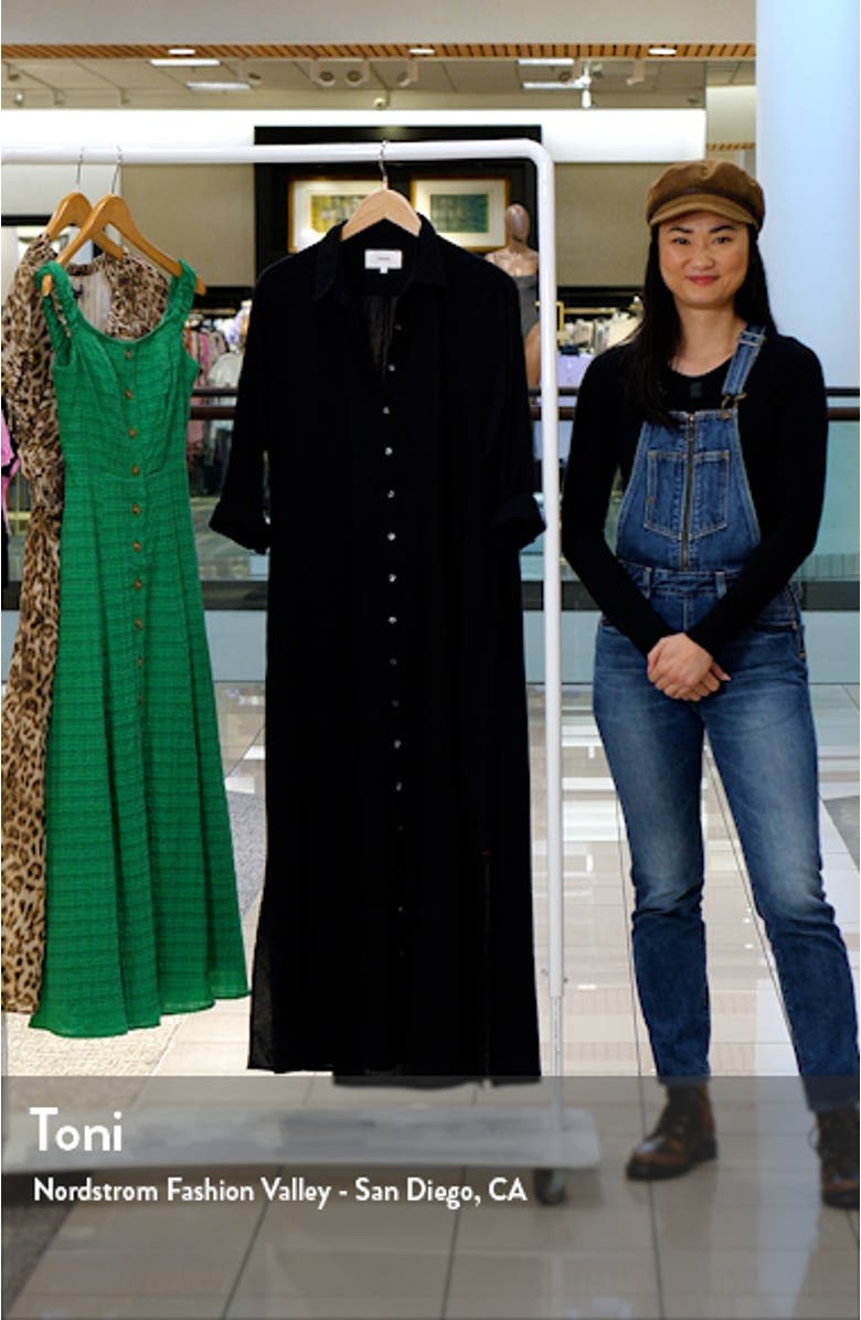 Boden Long Sleeve Cotton Shirtdress, sales video thumbnail