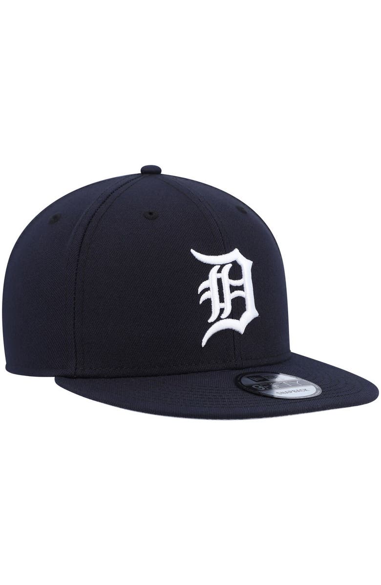New Era Men's New Era Navy Detroit Tigers Primary Logo 9FIFTY Snapback Hat, Alternate, color, 