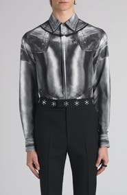 McQueen Armour Trompe l'Oeil Button-Up Shirt