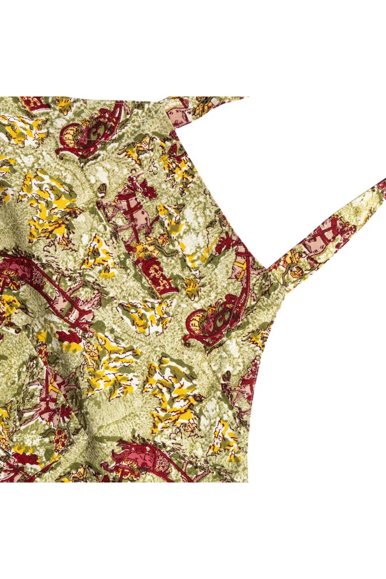 Renne Apron, Alternate, color, Red/Green 32" x 36"