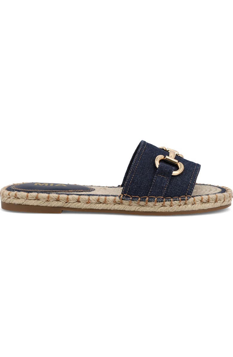 MIA Cadiz Espadrille Slide Sandal, Alternate, color, Navy Denim
