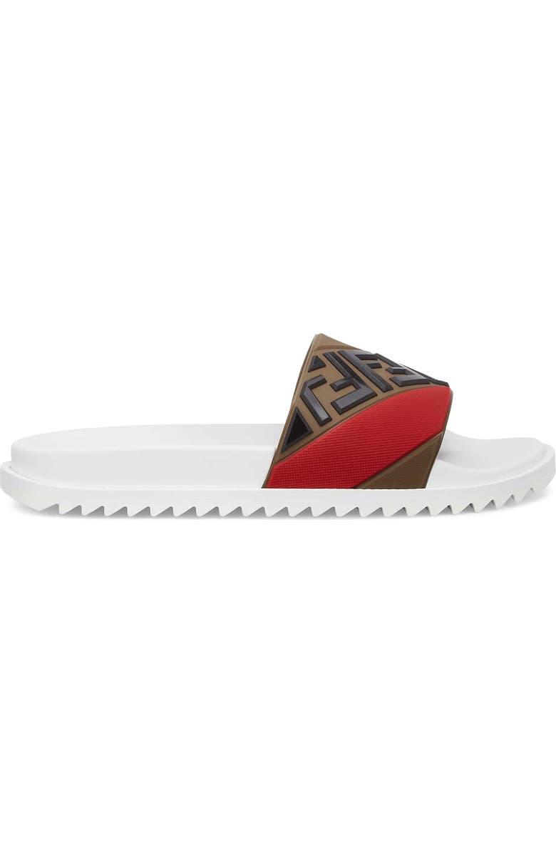 Fendi Logo Sport Slide, Alternate, color,