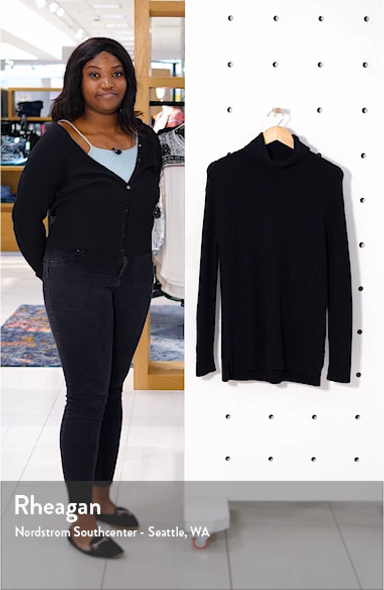 Textured Turtleneck Sweater, sales video thumbnail