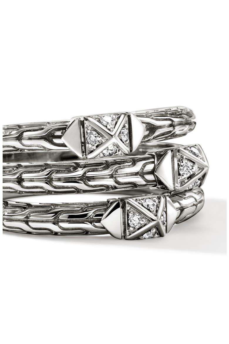 Icon Stud Triple Row Ring, Alternate, color, SILVER
