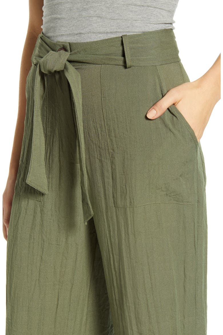 Peru Wide Leg Pants, Alternate, color, OLIVE