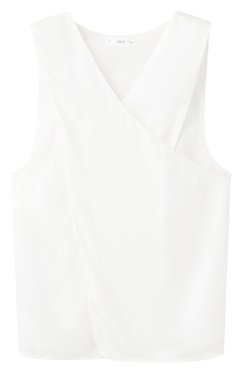 MANGO TEEN Flowy Crossover Sleeveless Top, Alternate, color,