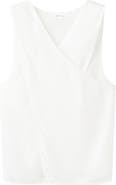 MANGO TEEN Flowy Crossover Sleeveless Top