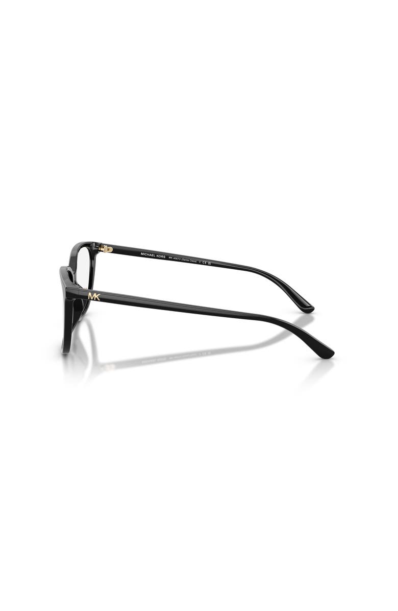 Michael Kors 55mm Rectangle optical glasses, Alternate, color, Black