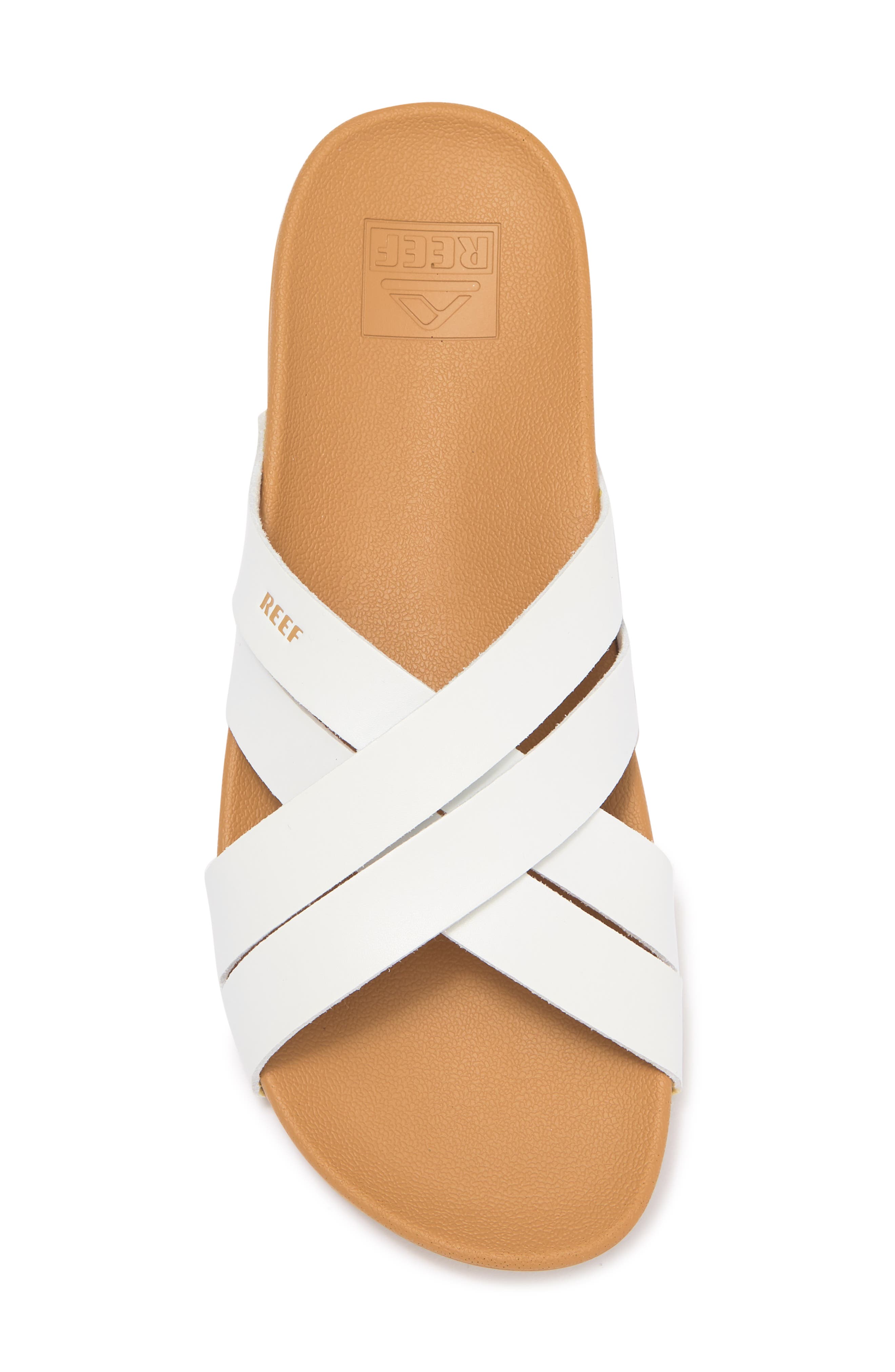 Reef Cushion Spring Sandal, Alternate, color, White/ Tan