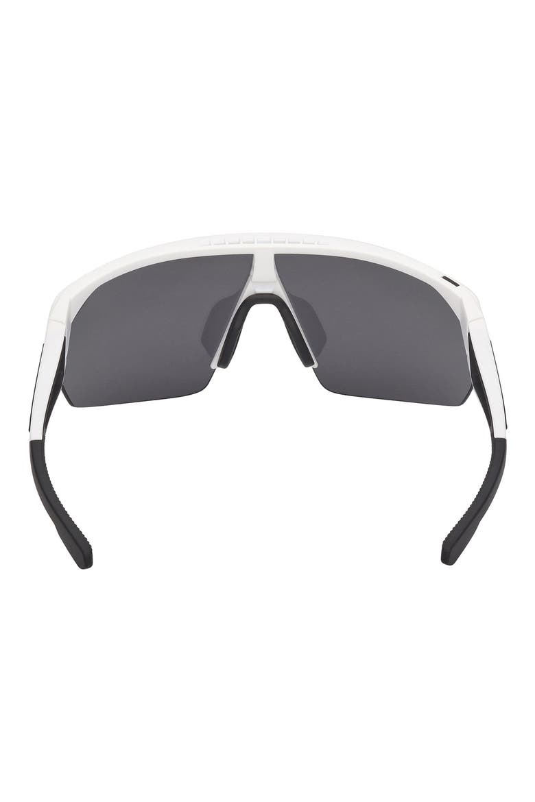 00mm Shield Sunglasses, Alternate, color, WHITE / SMOKE MIRROR