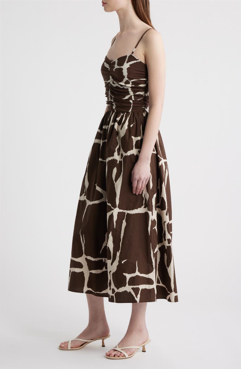 Rails Fisher Printed Midi Dress, Alternate, color, Terra