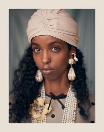 帽子・その他 Valentino Garavani Antique pink silk foulard turban Valentino Garavani Silk Turban Scarf | Saks Fifth Avenue