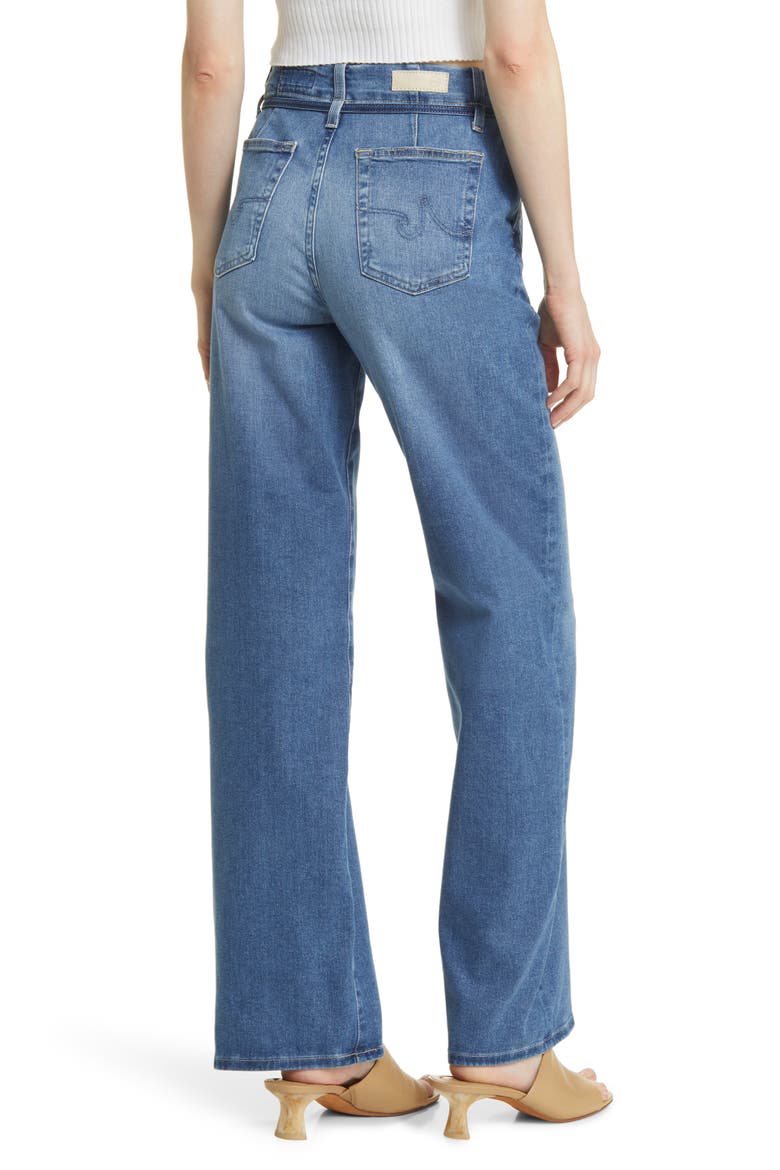 Kora Belted Straight Leg Jeans, Alternate, color, CATSKILLS
